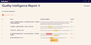 Unbabel releases Quality Intelligence API to...