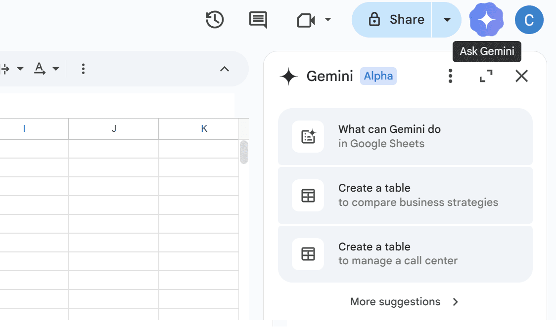 A Beginner's Guide to Mastering Gemini + Google Sheets
