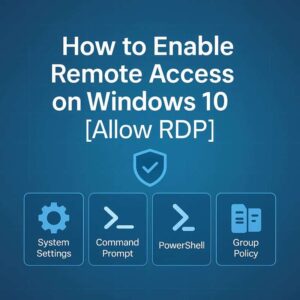 How to Enable Remote Access on...